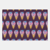 Neon Ice Cream Dog Inpakpapier Vel (Voorkant)