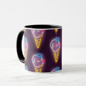 Neon Ice Cream Dog Mok (Voorkant links)