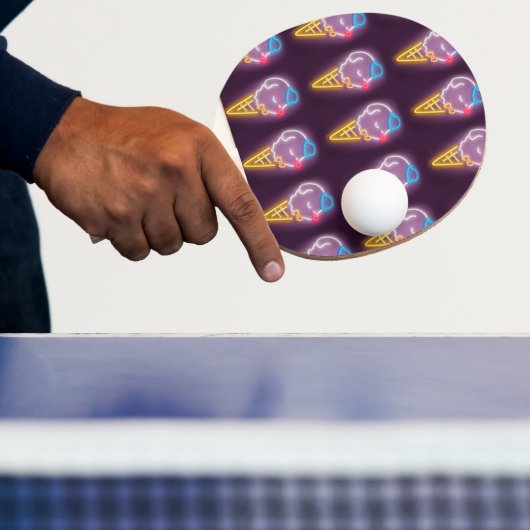 Neon Ice Cream Dog Tafeltennisbatje (Insitu)