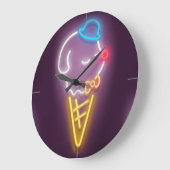 Neon Ice Cream Grote Klok (Hoek)