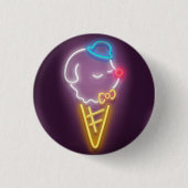 Neon Ice Cream Ronde Button 3,2 Cm (Voorkant)