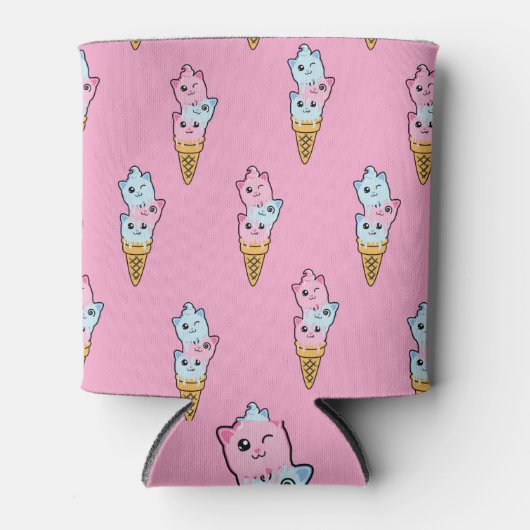 Neon Ice Cream: Stadsplezier van Kinderen. Blikjeskoeler (Voorkant)