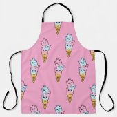 Neon Ice Cream: Stadsplezier van Kinderen. Schort (Voorkant)