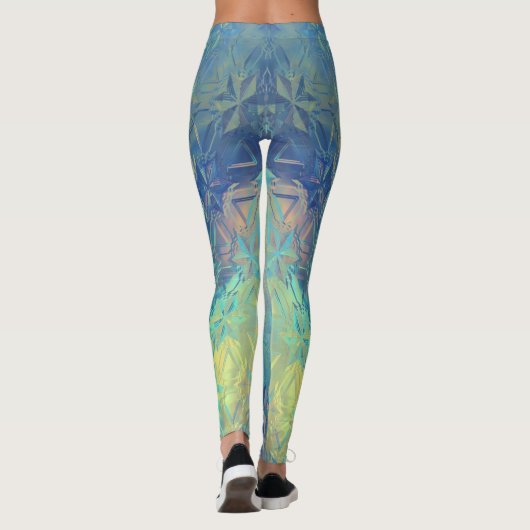 Neon Ice Yoga Leggings (Achterkant)