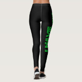 Neon IK HEB EEN DEPRESSIE Leggings (Achterkant)