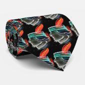 Neon Indian Stropdas (Opgerold)