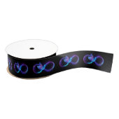 Neon Infinity Symbol with Glowing Hummingbird Grosgrain Lint (Spoel)