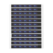 Neon Infinity Symbool met gloeiende Hummingbird (Vel)