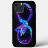 Neon Infinity Symbool met gloeiende Hummingbird Case-Mate iPhone Case (Achterkant)