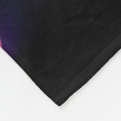 Neon Infinity Symbool met gloeiende Hummingbird Fleece Deken (Hoek)