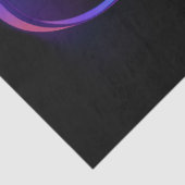 Neon Infinity Symbool met gloeiende Hummingbird Tissuepapier (Detail)