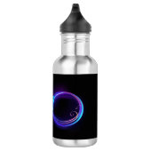 Neon Infinity Symbool met gloeiende Hummingbird Waterfles (Rechts)