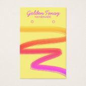 Neon Ink Swipe Earring Ketting Jewels Display Visitekaartje (Voorkant)