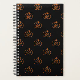Neon Jack-o-Lantern Planner
