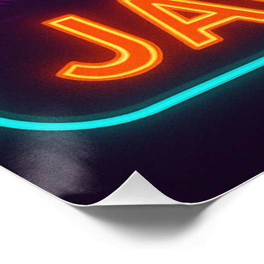 Neon Jackrabbit Poster (Hoek)