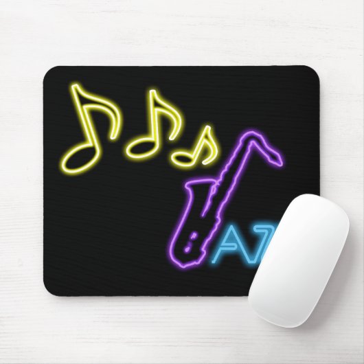 Neon Jazz Bar Sign Muismat (Met muis)