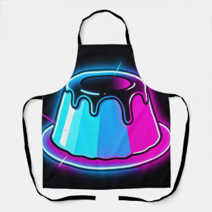 Neon Jelly Glow Dessert Kunst Schort
