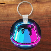 Neon Jelly Glow Dessert Kunst Sleutelhanger (Voorkant)