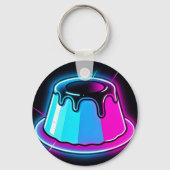 Neon Jelly Glow Dessert Kunst Sleutelhanger (Achterkant)