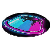 Neon Jelly Glow Dessert Kunst Snijplank (Hoek)