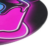 Neon Jelly Glow Dessert Kunst Snijplank (Hoek)
