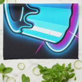 Neon Jelly Glow Dessert Kunst Theedoek (Gevouwen)