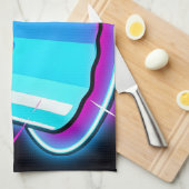 Neon Jelly Glow Dessert Kunst Theedoek (Quarter Fold)