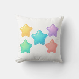 Neon Jelly Star Pillow | Cute Kawaii Glow Kussen
