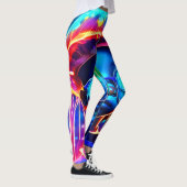 Neon Jellyfish Child Vision Leggings (Rechts)