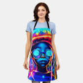 Neon Jellyfish Child Vision Schort (Gedragen)