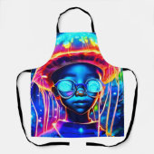 Neon Jellyfish Child Vision Schort (Voorkant)