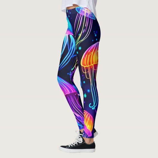Neon Jellyfish Dreams Leggings (Links)