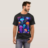 Neon Jellyfish Dreams T-shirt (Voorkant volledig)