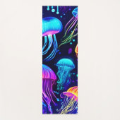 Neon Jellyfish Dreams Yogamat (Voorkant)