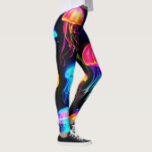 Neon Jellyfish Dreamscape Leggings (Rechts)