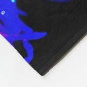 Neon Jellyfish Fleece Deken (Hoek)