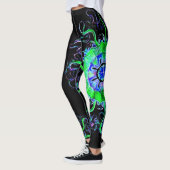 Neon Jellyfish Mandala Yoga Pants Runing Leggings (Links)