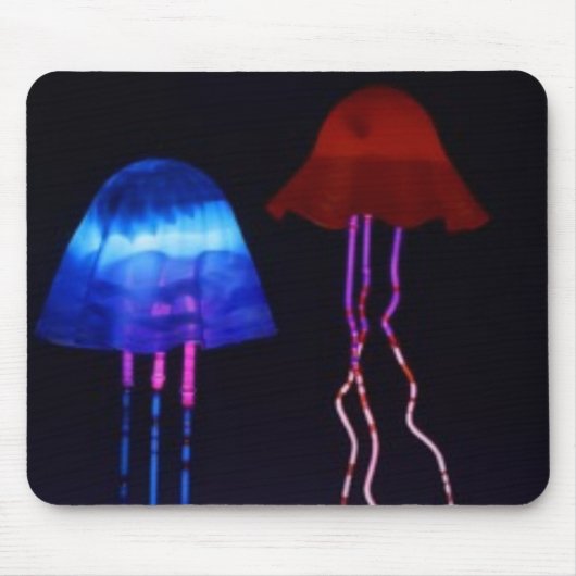Neon Jellyfish Muismat (Voorkant)