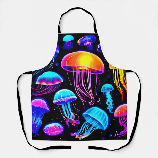 Neon Jellyfish Schort (Voorkant)