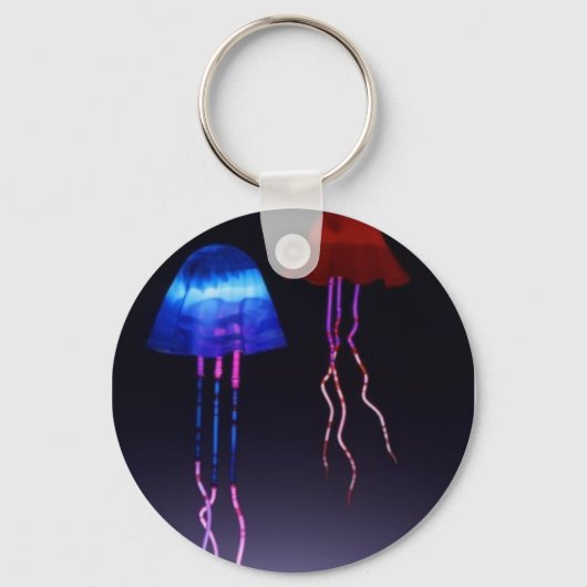 Neon Jellyfish Sleutelhanger (Voorkant)