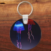 Neon Jellyfish Sleutelhanger (Voorkant)