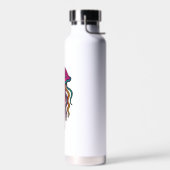 Neon Jellyfish Water Bottle – Trippy Sea Vibes Waterfles (Links)