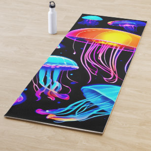 Neon Jellyfish Yogamat