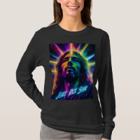 Neon Jezus Rockstar Basic T-shirt met lange mouwen