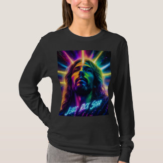 Neon Jezus Rockstar Basic T-shirt met lange mouwen