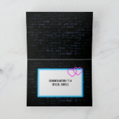 Neon Jubileum Marquee op Brick Kaart (Binnen)