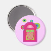 Neon Jukebox Magneet (Voorkant / Achterkant)