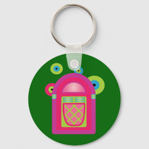 Neon Jukebox Sleutelhanger