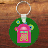 Neon Jukebox Sleutelhanger (Voorkant)