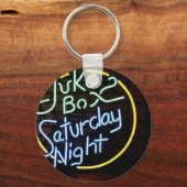 Neon Jukebox-teken Sleutelhanger (Voorkant)